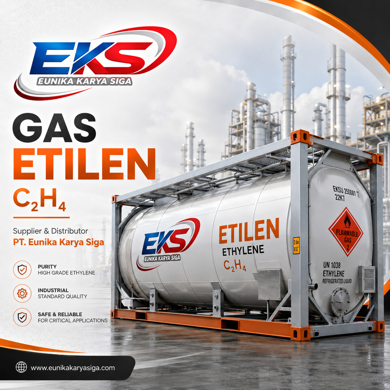 Gas Etilen Tangki