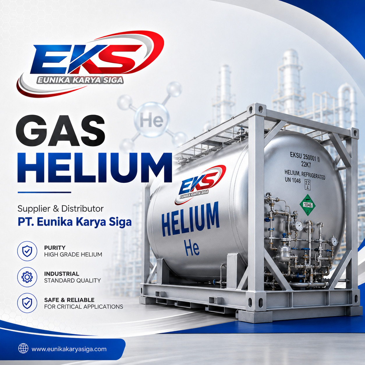 Gas Helium Tangki