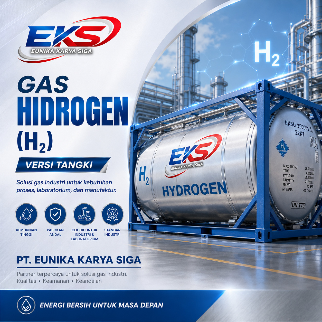 Gas Hidrogen tangki