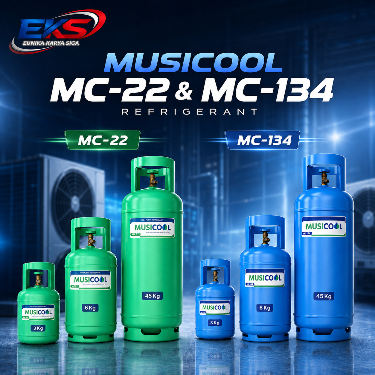 MUSICOOL MC-22 dan MUSICOOL MC-134