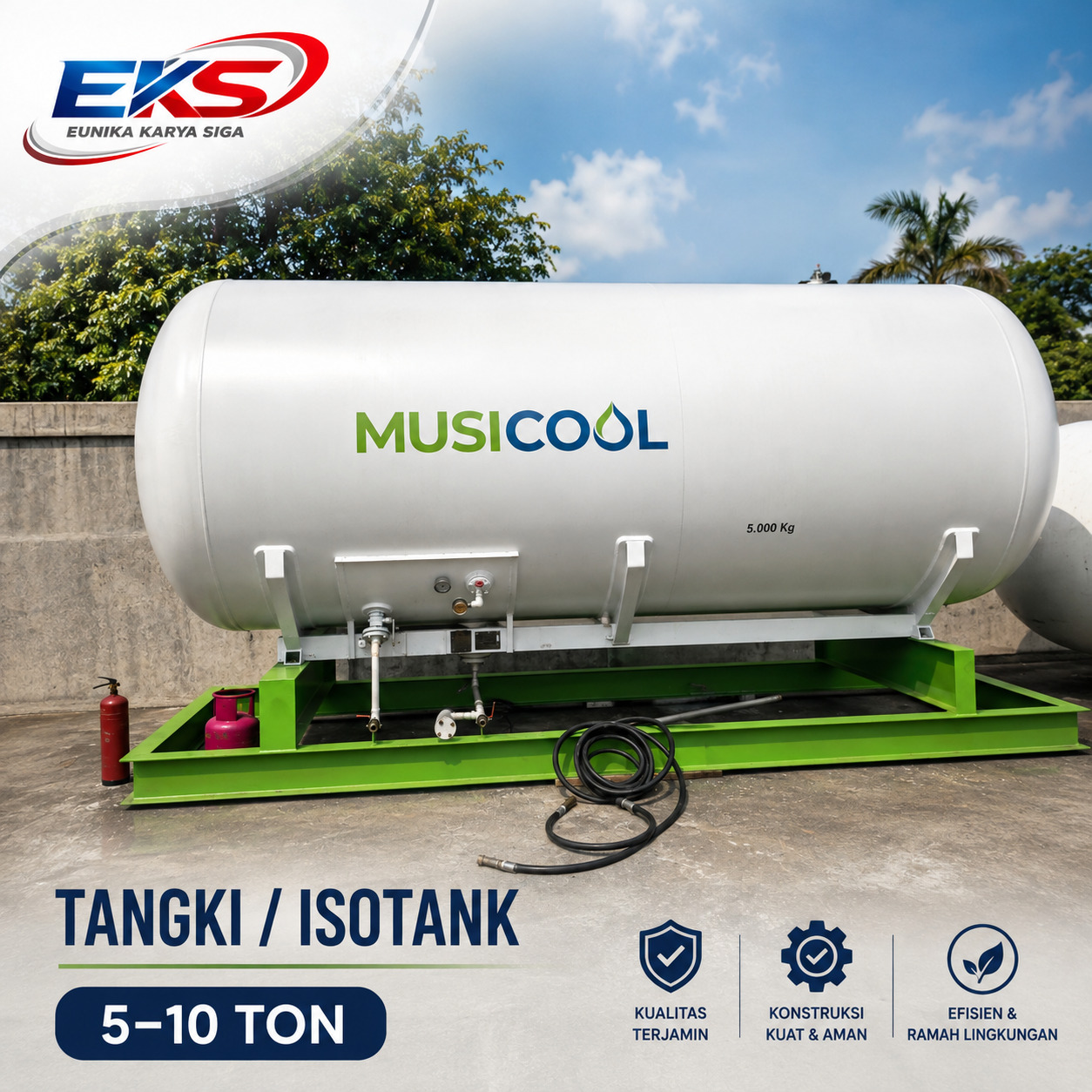 Musicool Tangki / Isotank 5-10ton